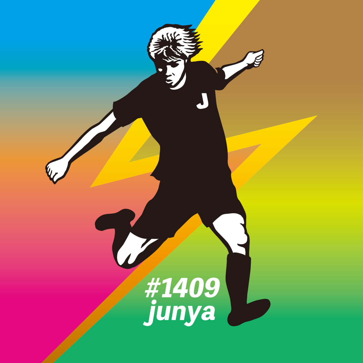#1409junya ID Sticker #3363